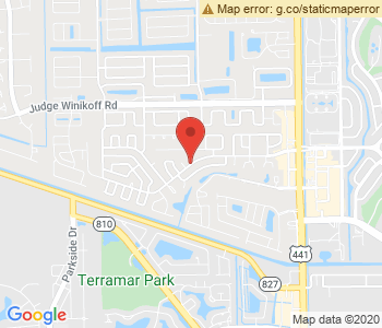 Google map image of location SW Sandalfoot Blvd, Boca Raton, FL 33428, USA